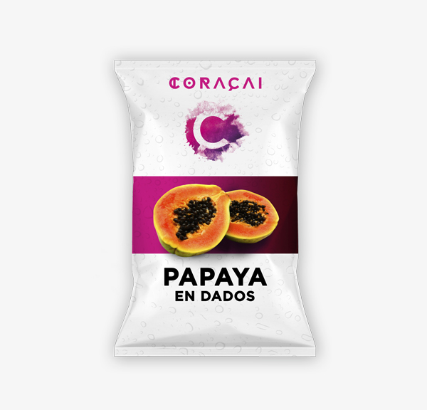 dados papaya congelada